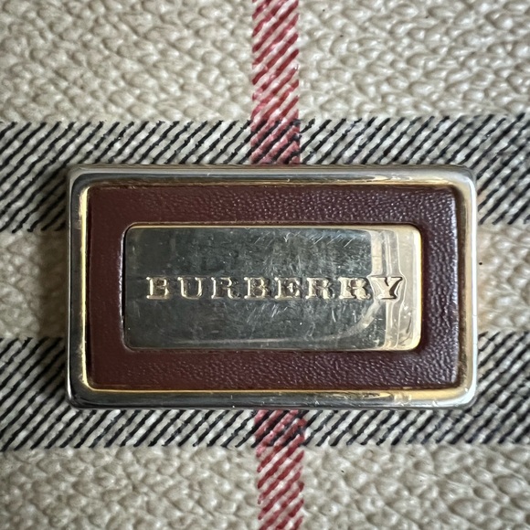 BURBERRY Vintage Haystack Plaid Hobo Bag - Picture 9 of 12